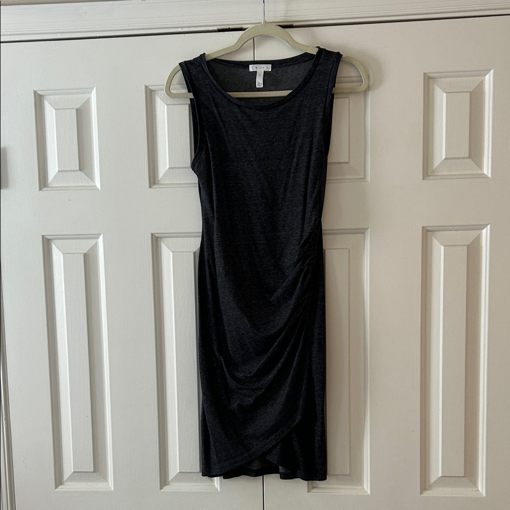 Cotton Gray Sleeveless Dress